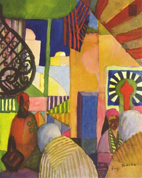 Im Basar, August Macke